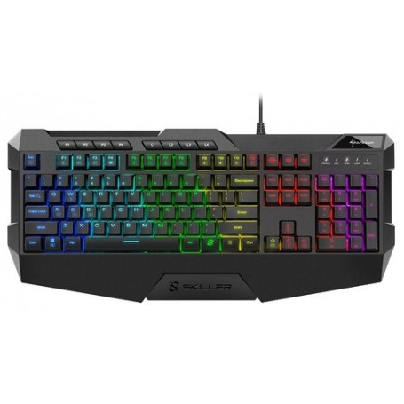 Sharkoon SKILLER SGK4 tastiera USB QWERTY Inglese US Nero (4044951020478)