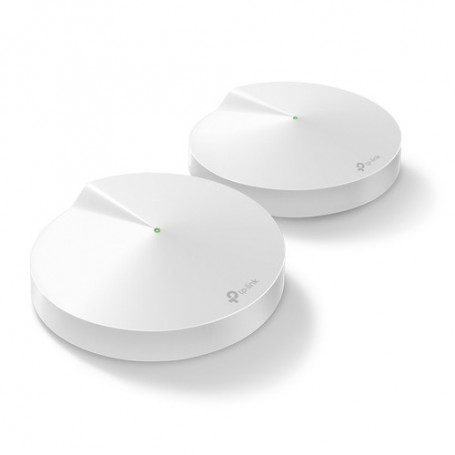 TP-LINK Deco M9 Plus(2-pack) Banda tripla (2.4 GHz/5 GHz/5 GHz) Wi-Fi 5 (802.11ac) Bianco Interno (DECO M9 PLUS(2-PACK) V1)