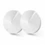 TP-LINK Deco M9 Plus(2-pack) Banda tripla (2.4 GHz/5 GHz/5 GHz) Wi-Fi 5 (802.11ac) Bianco Interno (DECO M9 PLUS(2-PACK) V1)