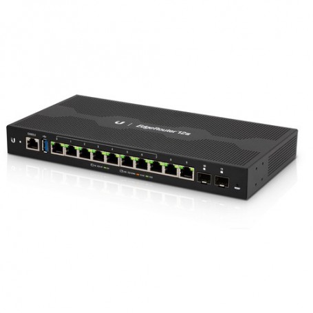 Ubiquiti Networks EdgeRouter 12P router cablato Gigabit Ethernet Nero (ER-12P)
