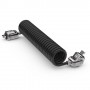 Compulocks Dual Head Coiled Cable Keyed Lock cavo di sicurezza Nero (CL02H)