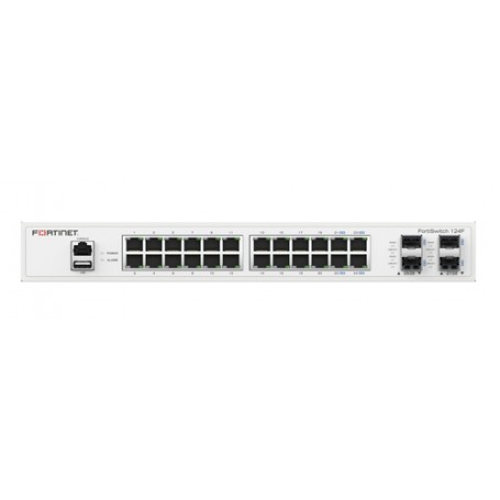 Fortinet FS-124F switch di rete L2 Gigabit Ethernet (10/100/1000) 1U Bianco (FS-124F)