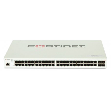 Fortinet FortiSwitch 248E-FPOE Gestito L2 Gigabit Ethernet (10/100/1000) Supporto Power over Ethernet (PoE) 1U Bi (FS-248E-FPOE)