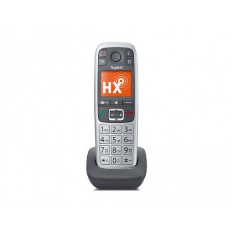 Gigaset E560HX Telefono analogico/DECT Identificatore di chiamata Grigio, Argento (S30852-H2766-B101)
