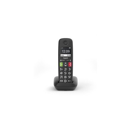 Gigaset E290 Telefono analogico/DECT Identificatore di chiamata Nero (S30852-H2901-B1)