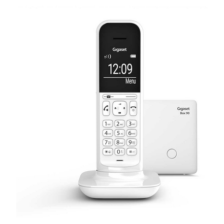 Gigaset CL390A Telefono analogico/DECT Bianco (S30852-H2922-B102)