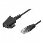 Goobay TAE-F DSL 8P2C 3m Nero (51233)