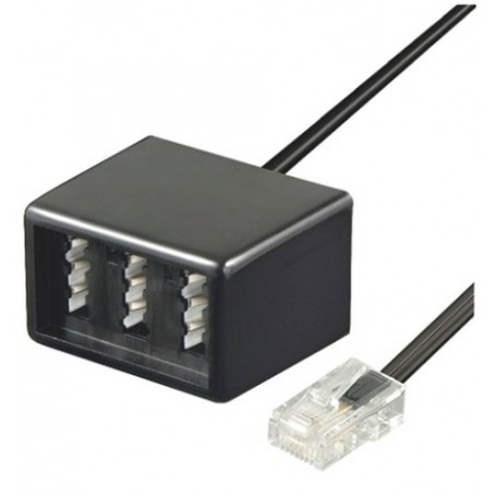Goobay TEL ADAP RJ45 - TAE NFF Nero (68025)