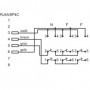 Goobay TEL ADAP RJ45 - TAE NFF Nero (68025)