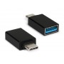 Hamlet XADTC-U2A-MF adattatore per inversione del genere dei cavi USB Type-C USB tipo A Nero (XADTC-U2A-MF)
