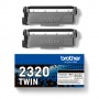 Brother TN-2320TWIN cartuccia toner 1 pz Originale Nero (TN2320TWIN)