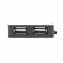 Vultech HU-04USB2 hub di interfaccia USB 2.0 480 Mbit/s Nero (HU-04USB2)