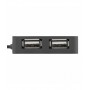 Vultech HU-04USB2 hub di interfaccia USB 2.0 480 Mbit/s Nero (HU-04USB2)