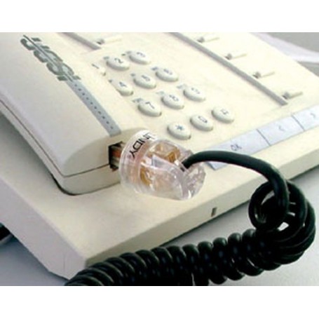 Lindy Telephone Cable Tangle Eliminator cavo di collegamento RJ-10 4P4C Trasparente (75004)