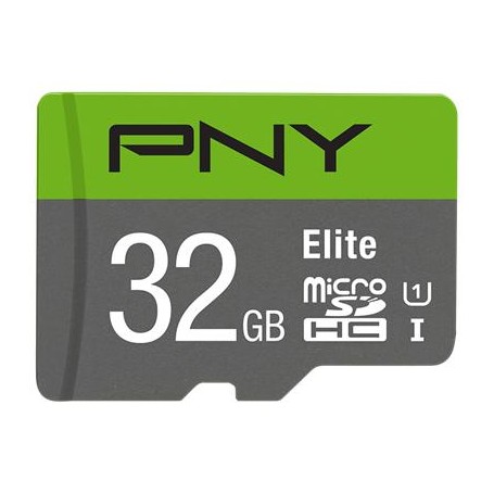 PNY Elite memoria flash 32 GB MicroSDHC Classe 10 (P-SDU32GU185GW-GE)