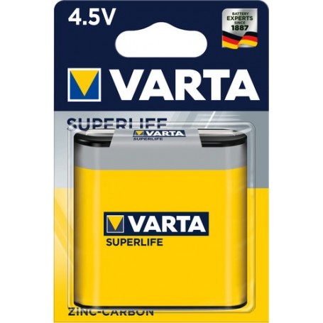 Varta SUPERLIFE 4.5 V 4.5V Zinco-Carbonio (02012 101 411)