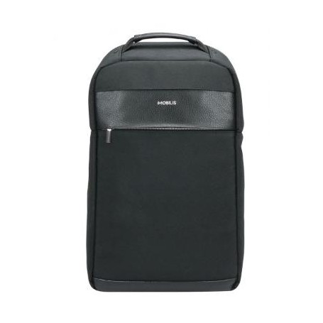 Mobilis PURE BACKPACK borsa per notebook 39,6 cm (15.6") Zaino Nero, Argento (056005)