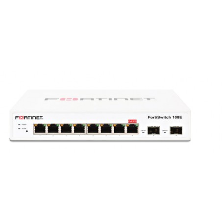 Fortinet FortiSwitch FS-108E Gestito L2 Gigabit Ethernet (10/100/1000) Bianco (FS-108E)