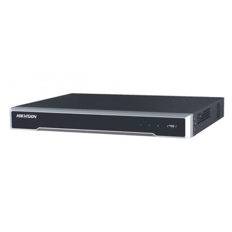 Hikvision Digital Technology DS-7616NI-I2/16P Videoregistratore di rete (NVR) 1U Nero, Argento (DS-7616NI-I2/16P)