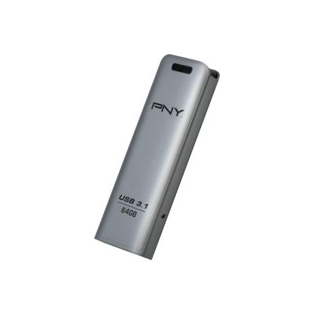 PNY FD64GESTEEL31G-EF unità flash USB 64 GB 3.2 Gen 1 (3.1 Gen 1) Acciaio inossidabile (FD64GESTEEL31G-EF)