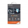 PNY EXPENDABLE CAR VENT MOUNT Supporto attivo Telefono cellulare/smartphone Nero, Grigio (H-VE-EX-K01-RB)