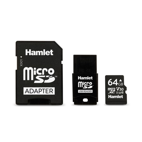 Hamlet XSD064-U3V30 memoria flash 64 GB MicroSD Classe 10 (XSD064-U3V30)