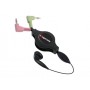 Hamlet XRCAUMI VOIP 1.2 earphones + Mic Retractable Cuffie Cablato Musica e Chiamate Nero (XRCAUMI)