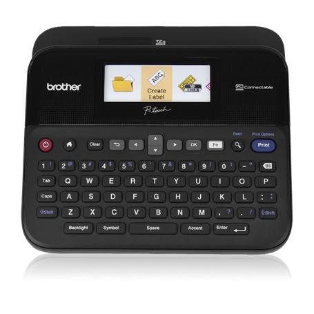 Brother PT-D600VP stampante per etichette (CD) Trasferimento termico 180 x 360 DPI Cablato TZe QWERTY (PTD600VPUR1)