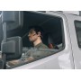 Aftershokz OpenComm Auricolare Wireless A clip, Passanuca Musica e Chiamate USB tipo-C Bluetooth Grigio, Bianco (ASC100LG)