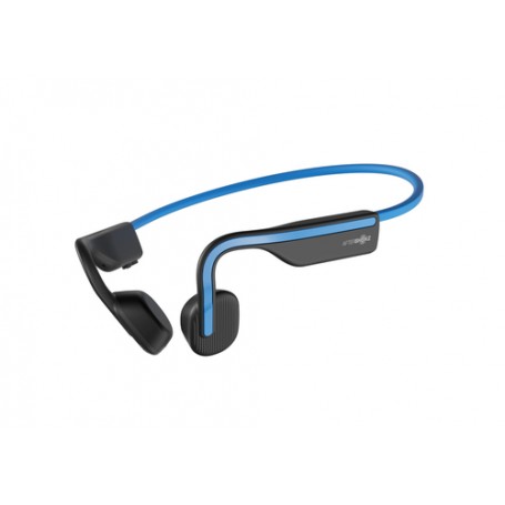 Aftershokz OpenMove Auricolare Wireless A clip, Passanuca Musica e Chiamate USB tipo-C Bluetooth Blu, Grigio (AS660EB)