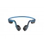 Aftershokz OpenMove Auricolare Wireless A clip, Passanuca Musica e Chiamate USB tipo-C Bluetooth Blu, Grigio (AS660EB)