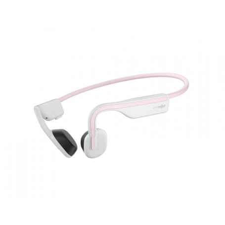 Aftershokz OpenMove Auricolare Wireless A clip, Passanuca Musica e Chiamate USB tipo-C Bluetooth Rosa, Bianco (AS660HP)