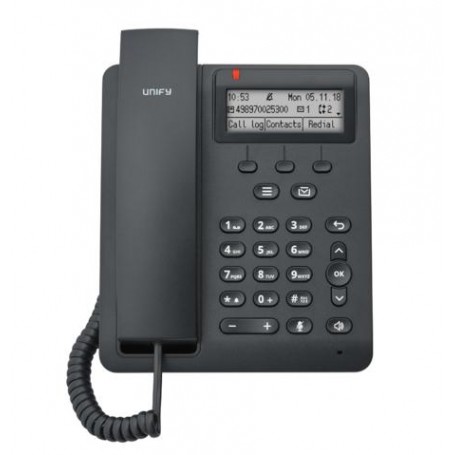 Unify OpenScape Desk Phone CP100 telefono IP Nero (L30250-F600-C434)