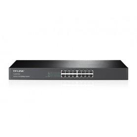 TP-LINK TL-SF1016 switch di rete Non gestito Fast Ethernet (10/100) 1U Nero (TL-SF1016)
