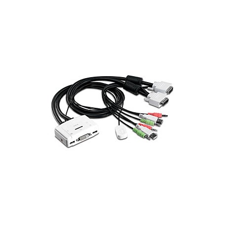 Trendnet TK-214i switch per keyboard-video-mouse (kvm) Bianco (TK-214I)