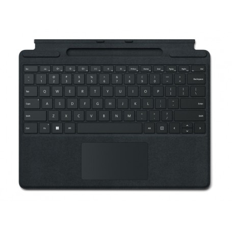 Microsoft Surface Pro Signature Keyboard Nero Microsoft Cover port QWERTY Italiano (8XB-00010)