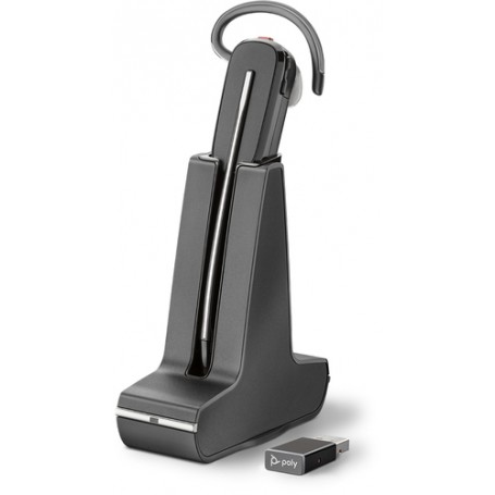 POLY Savi 8240 UC Auricolare Con cavo e senza cavo A clip Ufficio USB tipo-C Bluetooth Nero (211206-02)