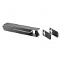 Hewlett Packard Enterprise 2930F 8-port Cable Guard Canalina per protezione cavi da pavimento Nero (P9U41A)