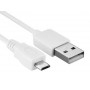 Hamlet Cavo da USB Tipo A maschio a Micro USB Tipo B maschio da 1,5 m bianco (XUMICROU150W)