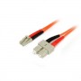 StarTech.com 50FIBLCSC5 cavo a fibre ottiche 5 m LC SC OM2 Arancione (50FIBLCSC5)