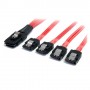 StarTech.com Cavo SAS Serial Attached SCSI 1 m - SFF-8087 a 4 Latching SATA (SAS8087S4100)