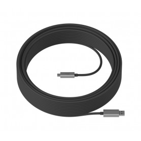 Logitech Strong USB 25m cavo USB USB 3.2 Gen 2 (3.1 Gen 2) USB A USB C Nero (939-001802)