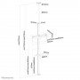 Neomounts by Newstar Supporto da pavimento a soffitto per schermi LCD/LED (FPMA-CF200SILVER)