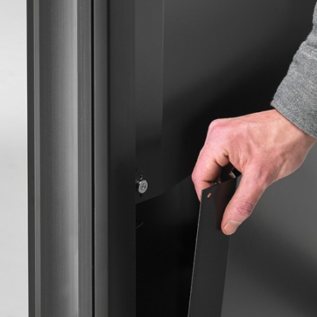 Chief XPA1US carrello e supporto multimediale Nero, Argento Pannello piatto Carrello multimediale (CHXPA1US)