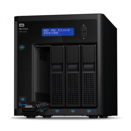 Western Digital My Cloud PR4100 NAS Desktop Collegamento ethernet LAN Nero N3710 (WDBNFA0000NBK-EESN)