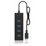 ICY BOX IB-HUB1409-C3 USB 3.2 Gen 1 (3.1 Gen 1) Type-C 5000 Mbit/s Nero (60256)