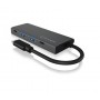 ICY BOX IB-HUB1428-C31 USB 3.2 Gen 1 (3.1 Gen 1) Type-C 10000 Mbit/s Antracite, Nero (60709)