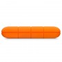 LaCie Rugged Mini disco rigido esterno 2000 GB Arancione, Argento (9000298)