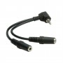 ROLINE 11.09.4441 cavo audio 0,15 m 3.5mm 2 x 3.5mm Nero (RO11.09.4441)