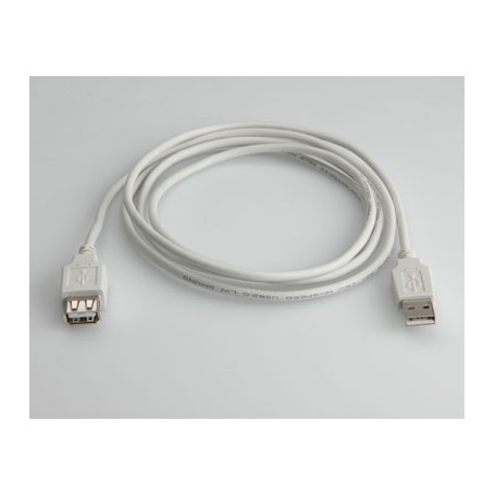 Value USB 2.0 Cable, Type A, 0.8 m cavo USB 0,8 m USB A Bianco (RO11.99.8946)